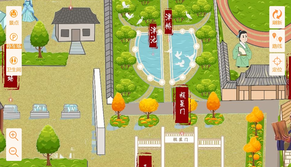 清城手绘地图景区语音讲解导览系统：智慧景区建设的基石